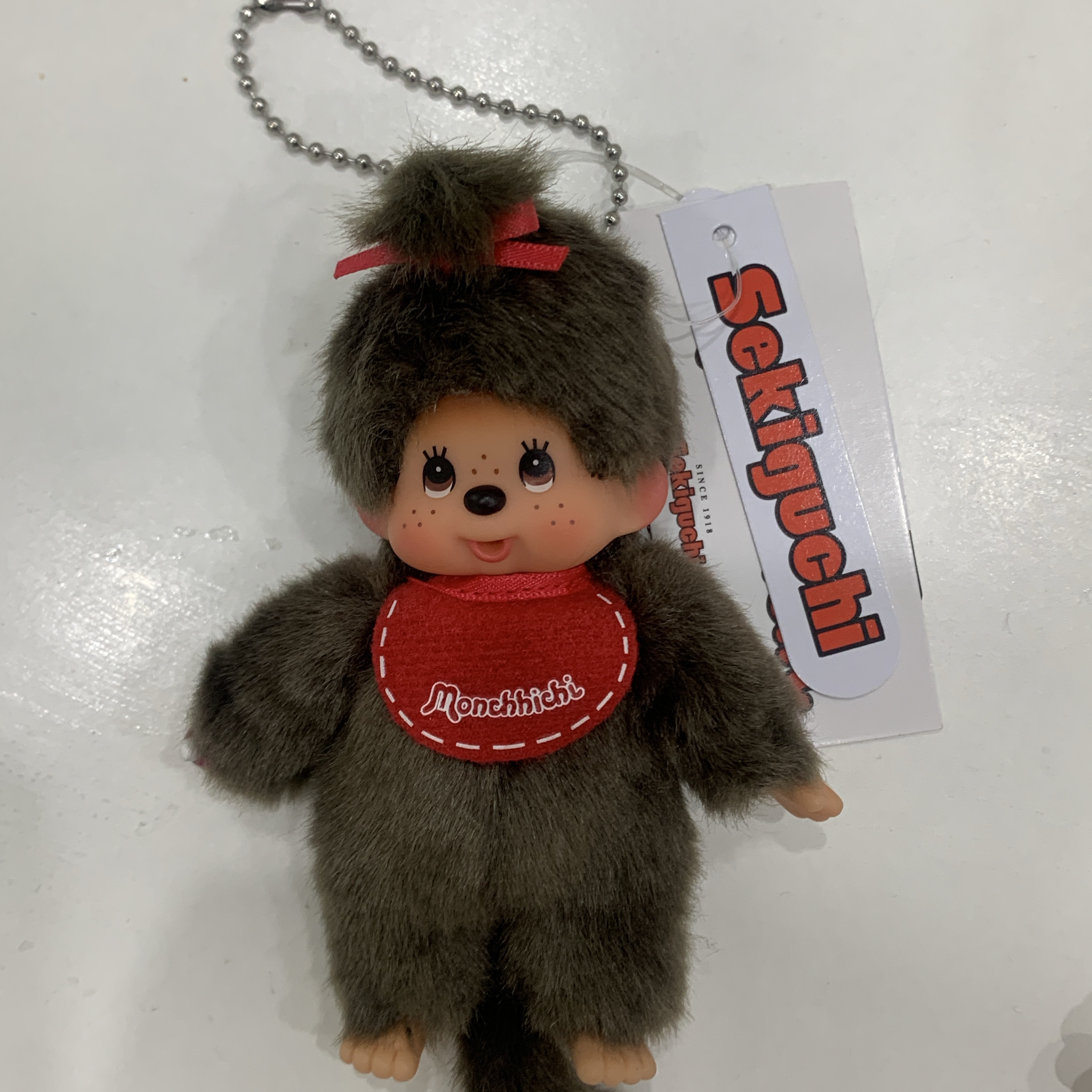 Monchhichi Keychain Mini Girl 착용 스타일