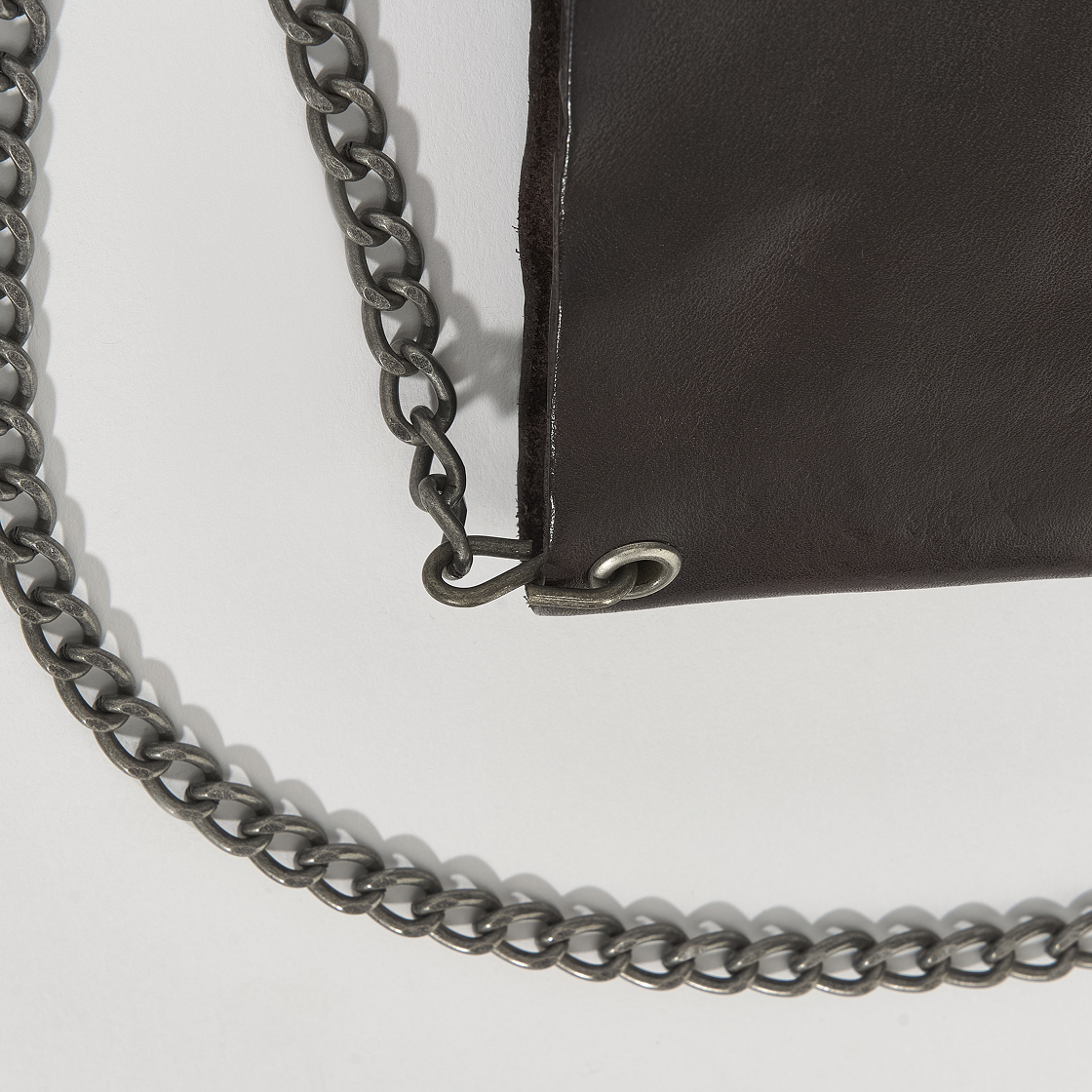 더블알엘 콘초 레더 체인 월렛 다크 브라운(Double RL Concho Leather Chain Wallet Dark Brown) - 6