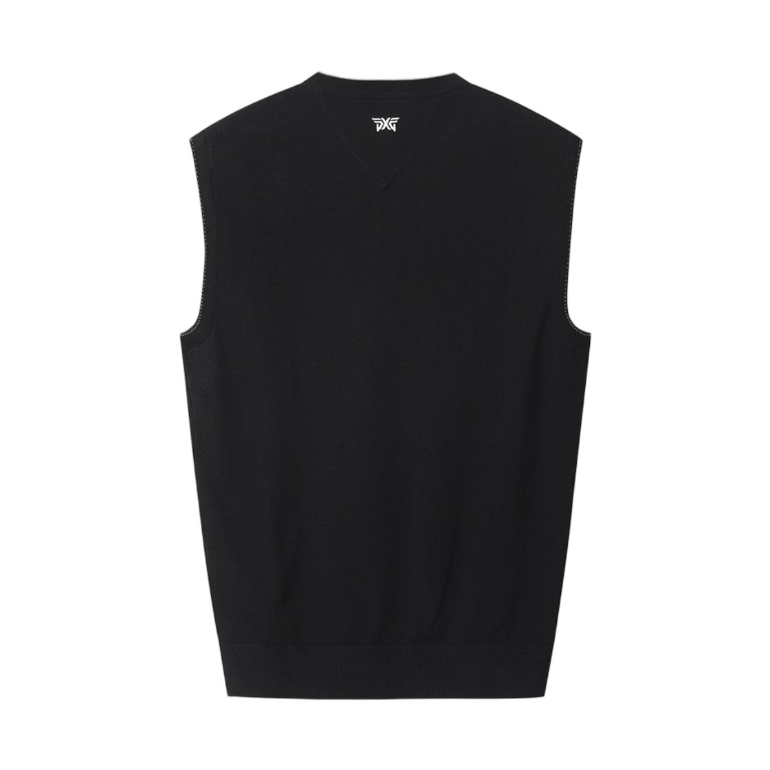 피엑스지 라운드 넥 스웨터 베스트 블랙(PXG Round Neck Sweater Vest Black) - 2