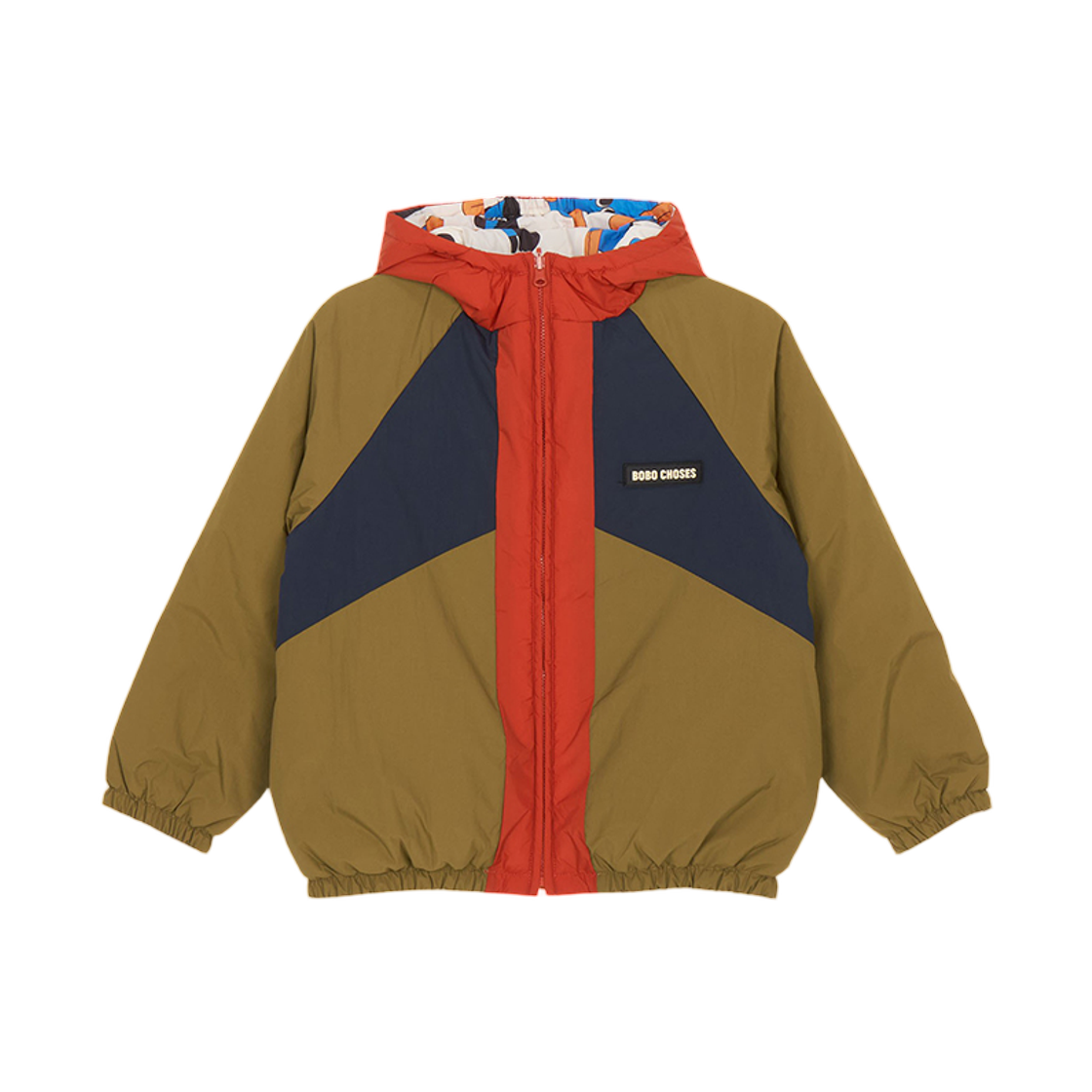 (키즈) 보보쇼즈 리버시블 패딩 멀티((Kids) Bobo Choses Reversible Padding Jumper Multi) - 1