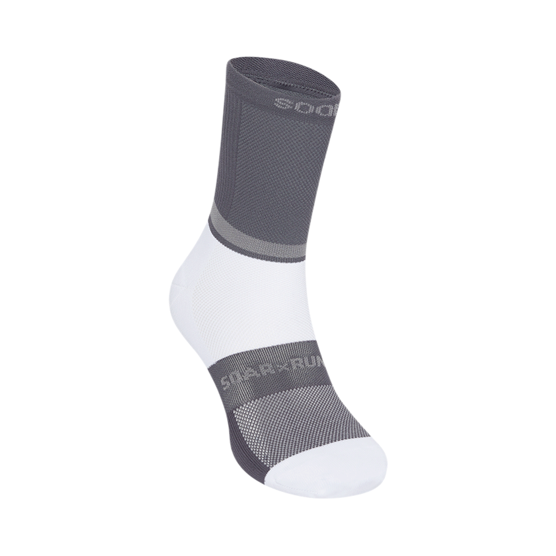 SA1MW Soar Running Crew Socks Grey