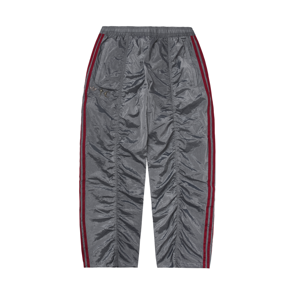 아디다스 x 떠그 클럽 우븐 트랙 팬츠 라이트 오닉스 실버 메탈릭 - KR 사이즈(Adidas x Thug Club Woven Trackpants Light Onix Silver Metallic - KR Sizing)