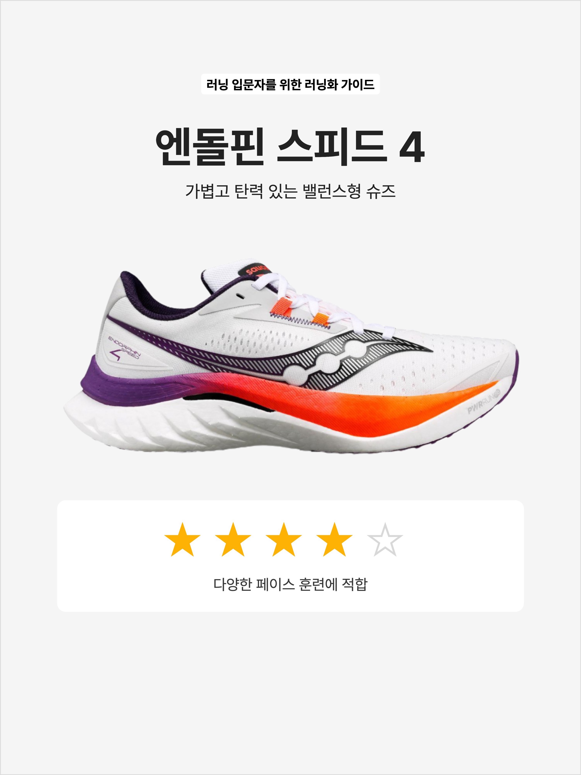 Saucony Endorphin Speed 4 White Viziorange, Saucony Endorphin Speed 4 White Peel 착용 스타일 - 1
