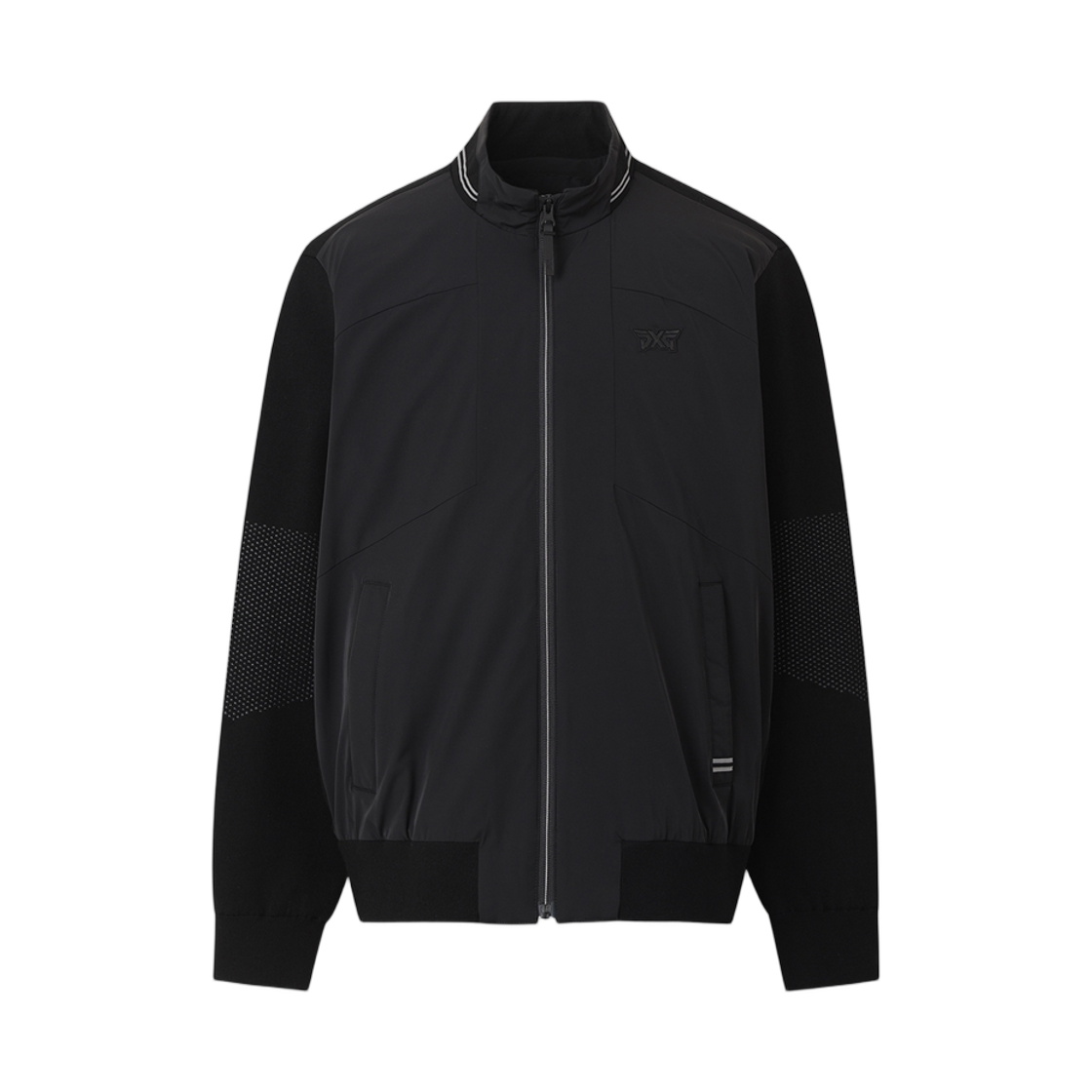 PJFPM431121 PXG Hybrid Full Zip Up Sweater Black