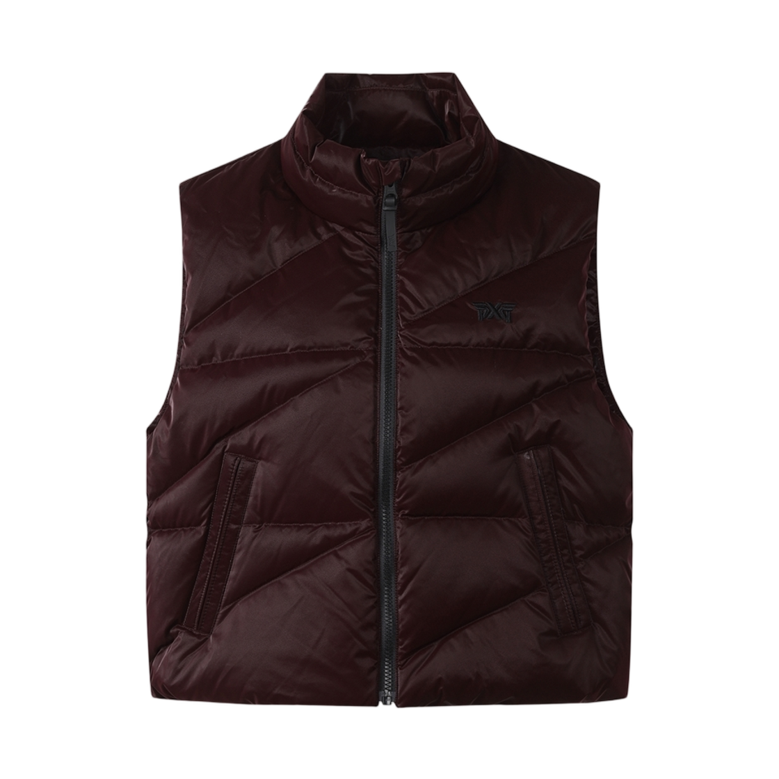 (W) 피엑스지 윈터 퍼퍼 다운 베스트 와인((W) PXG Winter Puffer Down Vest Wine) - 1
