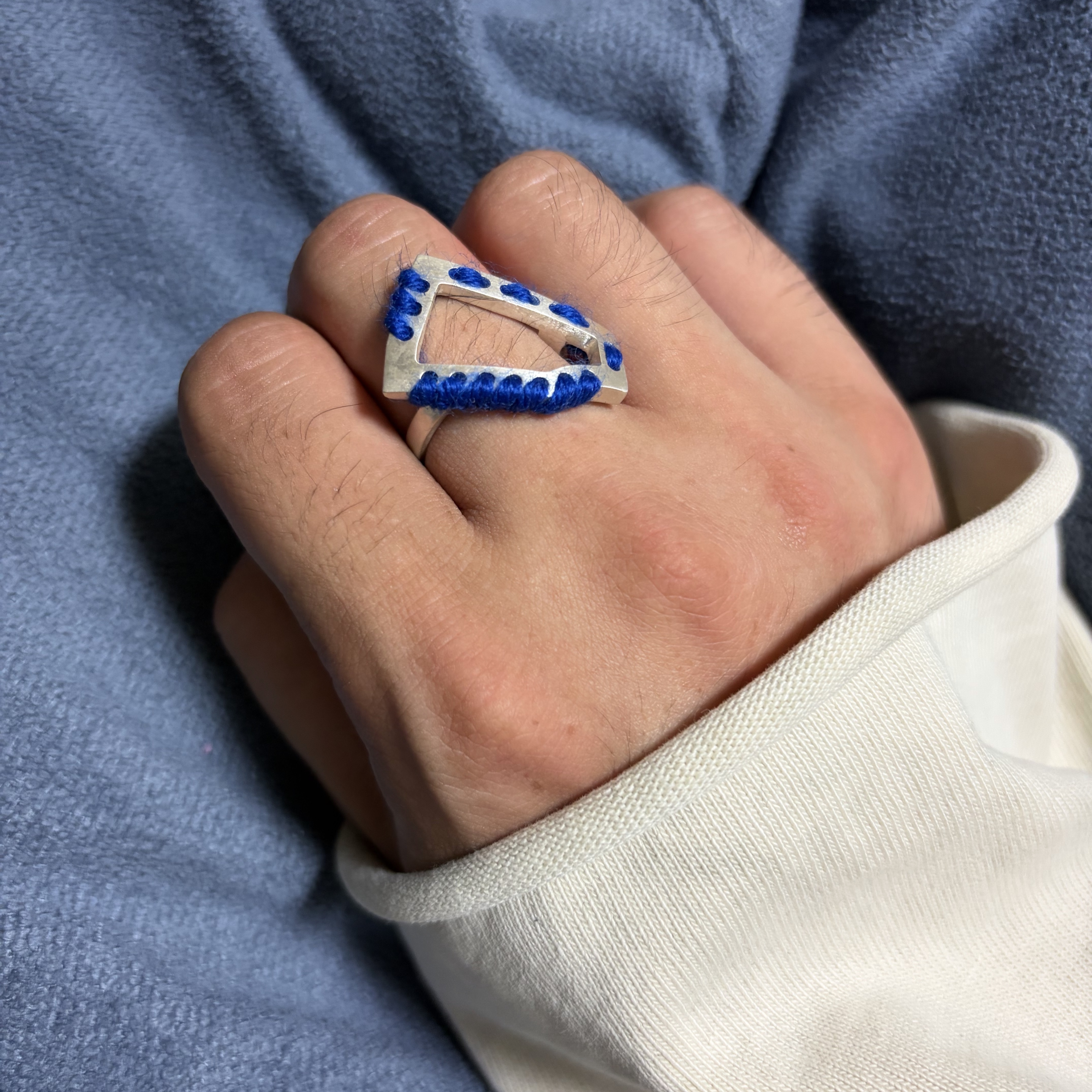 Ader Error Ring Product. 111 Silver 착용 스타일
