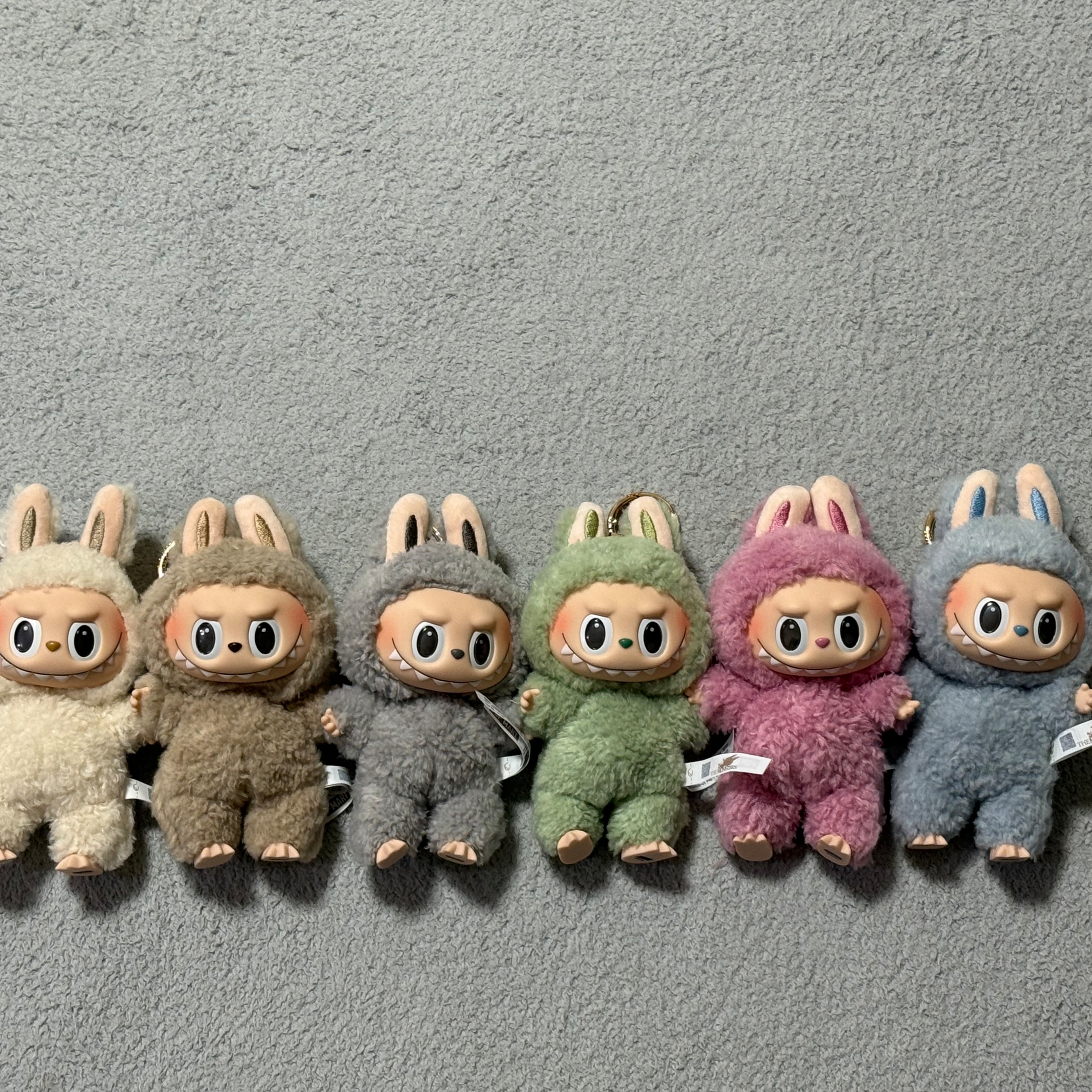 Pop Mart The Monsters Labubu Tasty Macarons Series Sealed Case (6 Blind Boxes) 착용 스타일