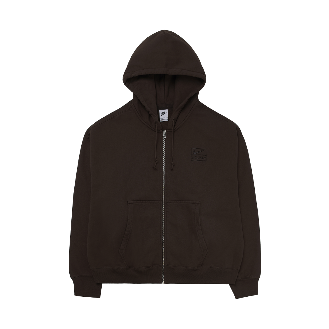 나이키 x 스투시 스톤 워시드 플리스 집 후디 다크 신더 (FJ9175-261)(Nike x Stussy Stone Washed Fleece Zip Hoodie Dark Cinder (FJ9175-261))