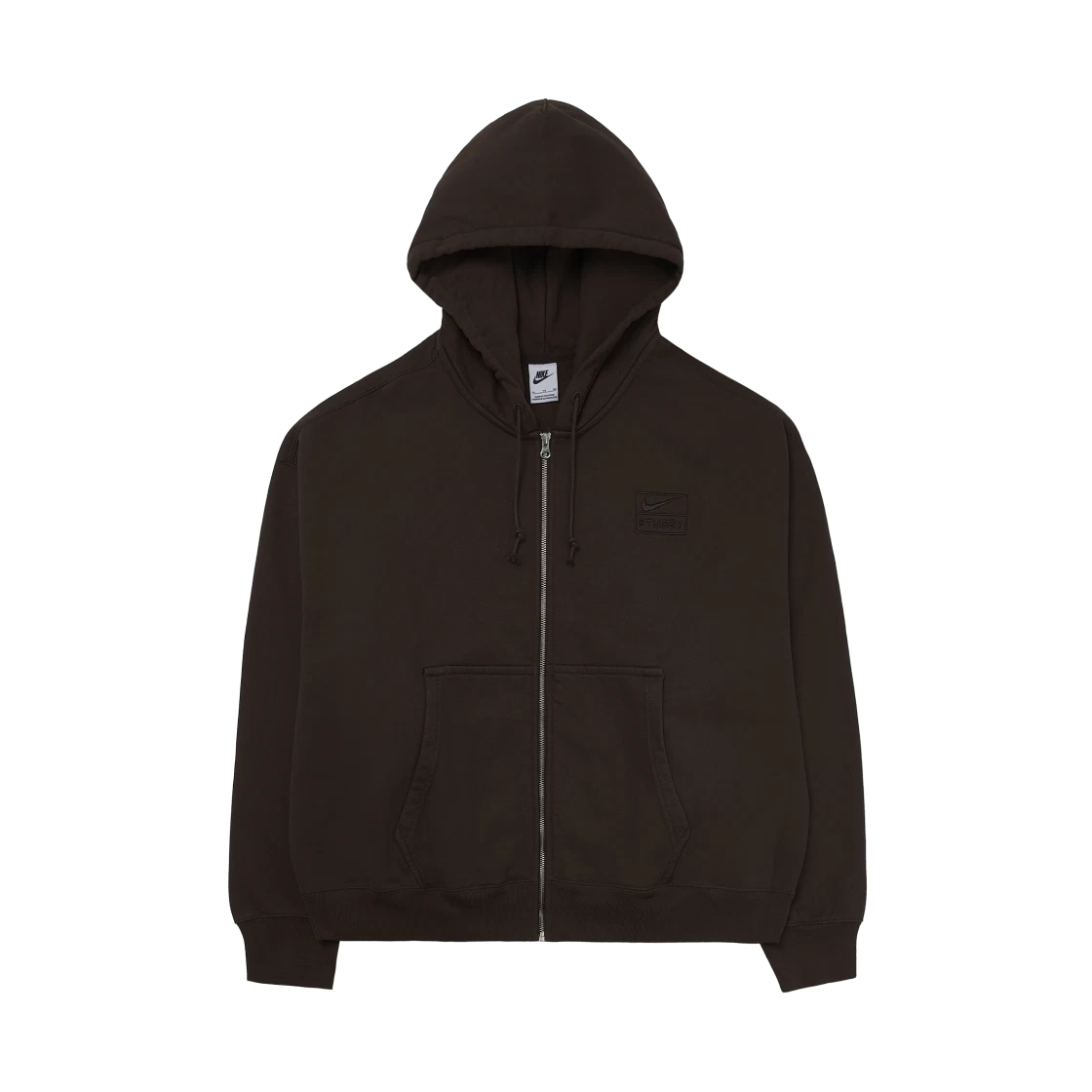 Nike Nike x Stussy Stone Washed Fleece Zip Hoodie Dark Cinder (FJ9175-261) · S