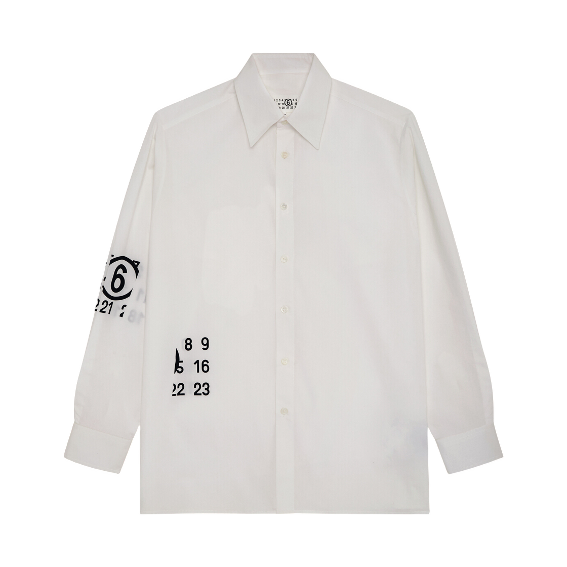 S62DT0048S76783101 MM6 Maison Margiela Spiga Shirt White