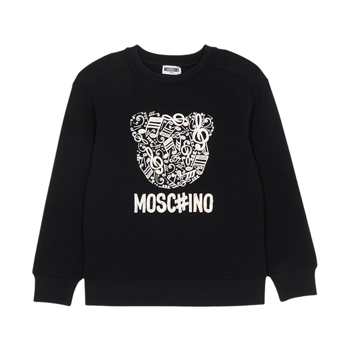 HMF099-LDA58-60100 (Kids) Moschino Sweatshirt Black