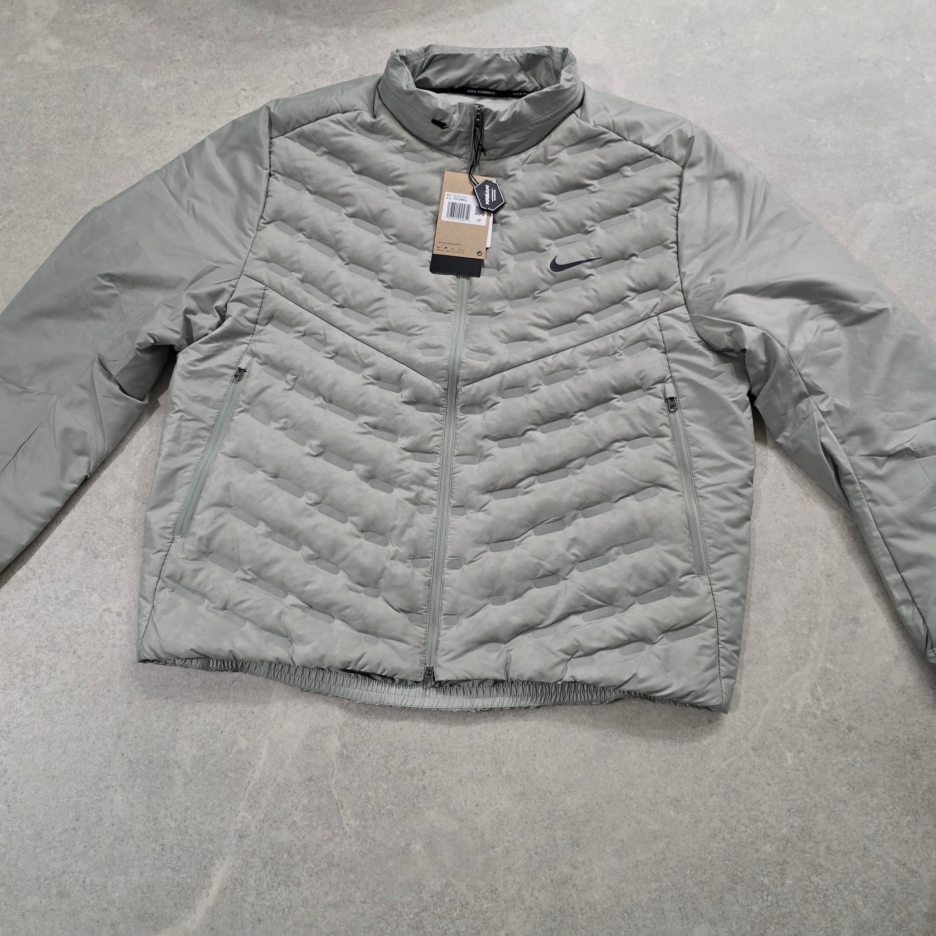 Nike Therma-Fit ADV Aeroloft Repel Down Running Jacket Jade Horizon - Asia 착용 스타일 - 1