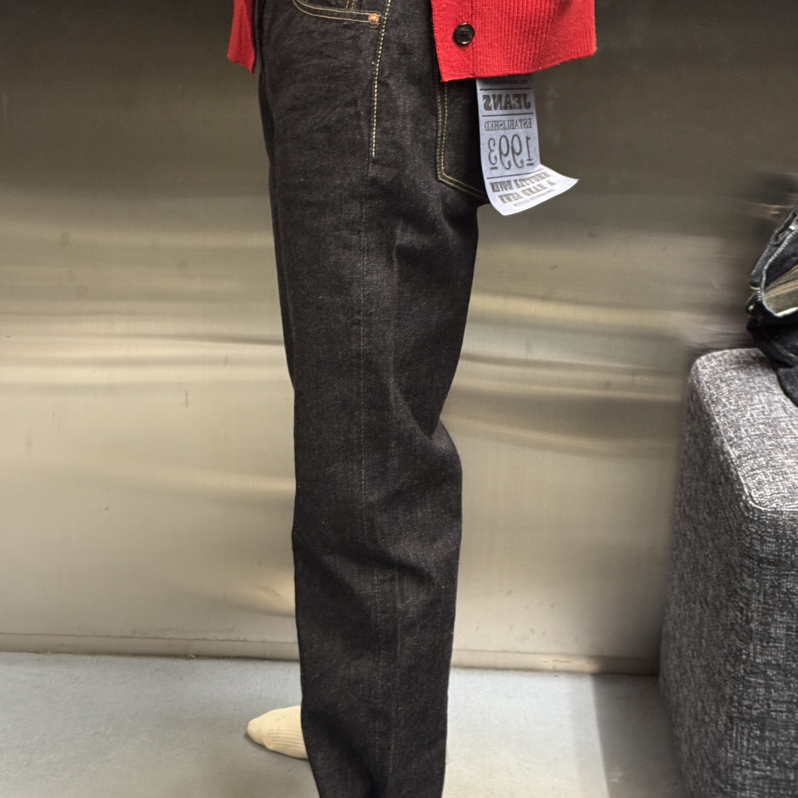 Fullcount 1101XX-14 Straight Denim Heavy oz Non Wash Indigo Blue 착용 스타일 - 3