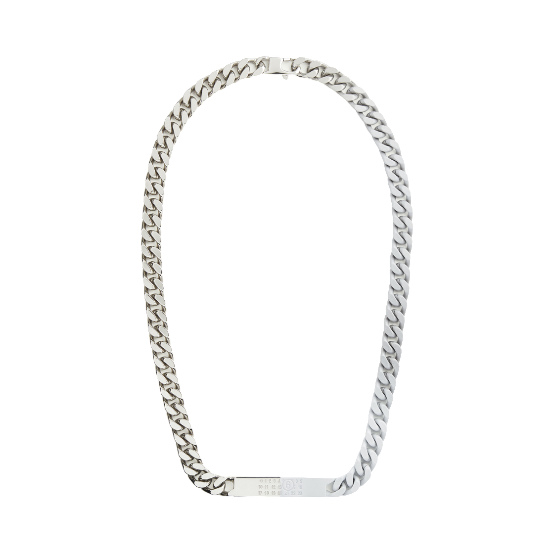 MM6 메종 마르지엘라 체인 네클리스 실버(MM6 Maison Margiela Chain Necklace Silver) - 1