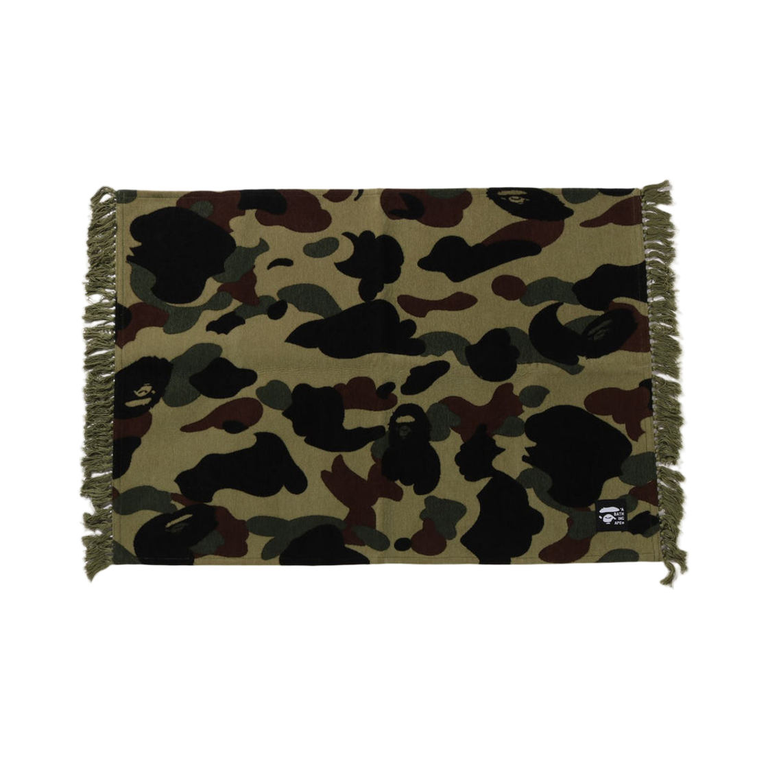 - BAPE 1st Camo Jacquard Rug Green