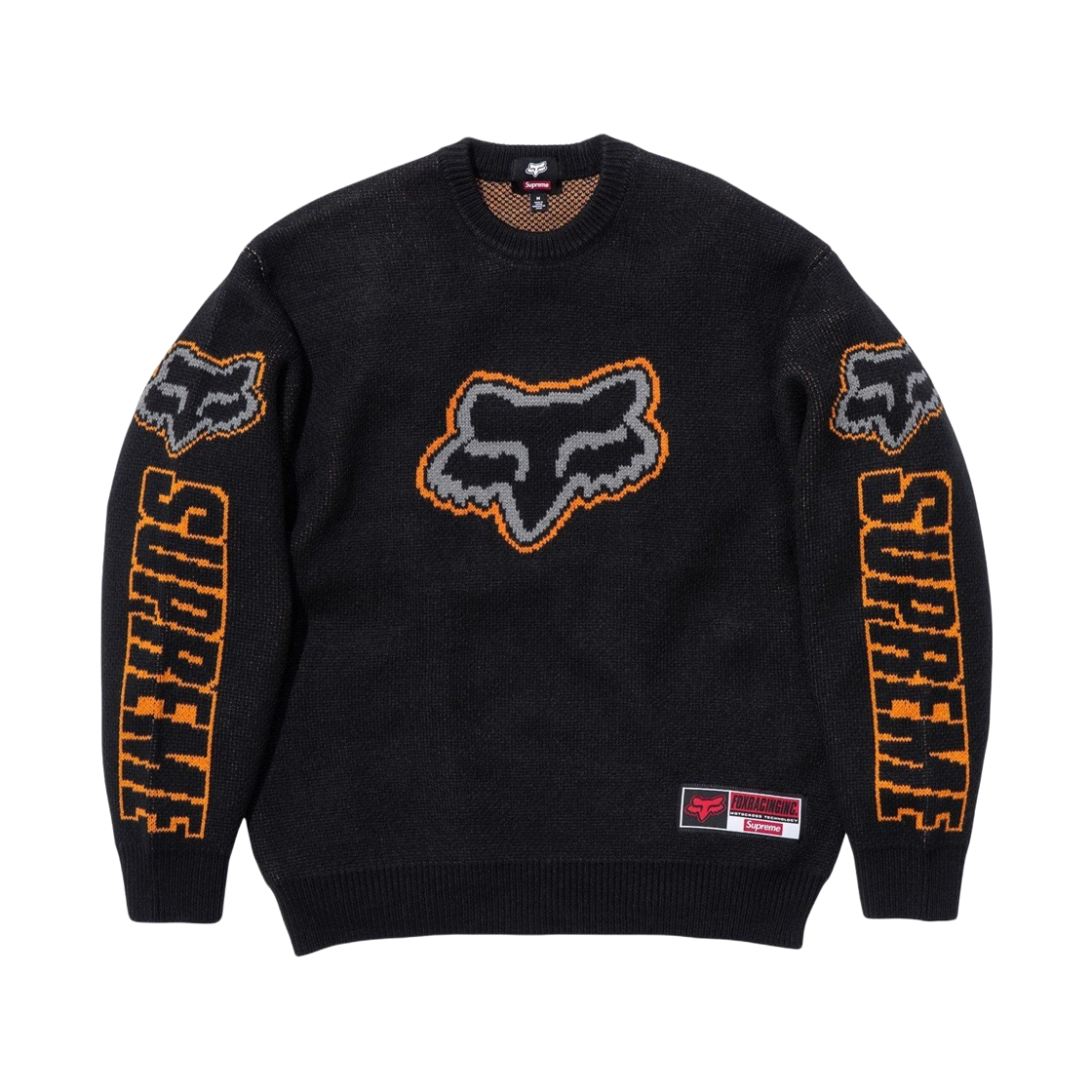슈프림 x 폭스 레이싱 스웨터 블랙 - 25FW