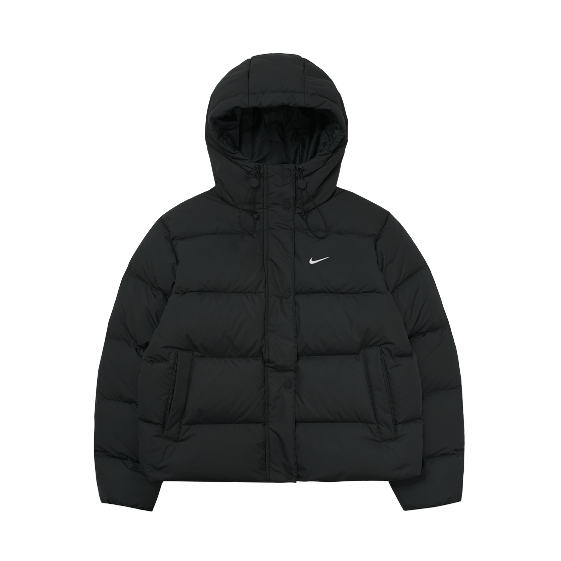 FZ5929-010 (W) Nike NSW Metro Therma-Fit Loose Down Jacket Black White - Asia