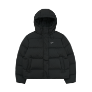 (W) Nike NSW Metro Therma-Fit Loose Down Jacket Black White - Asia