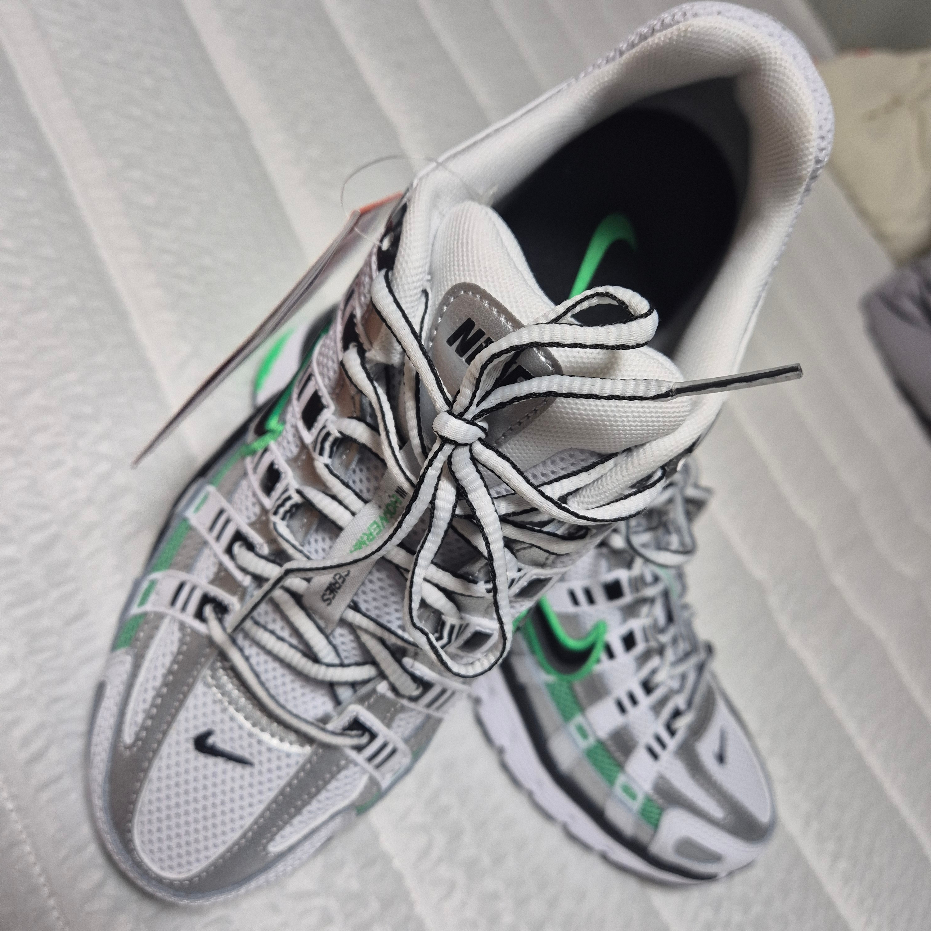 Nike P-6000 White Spring Green 착용 스타일 - 2