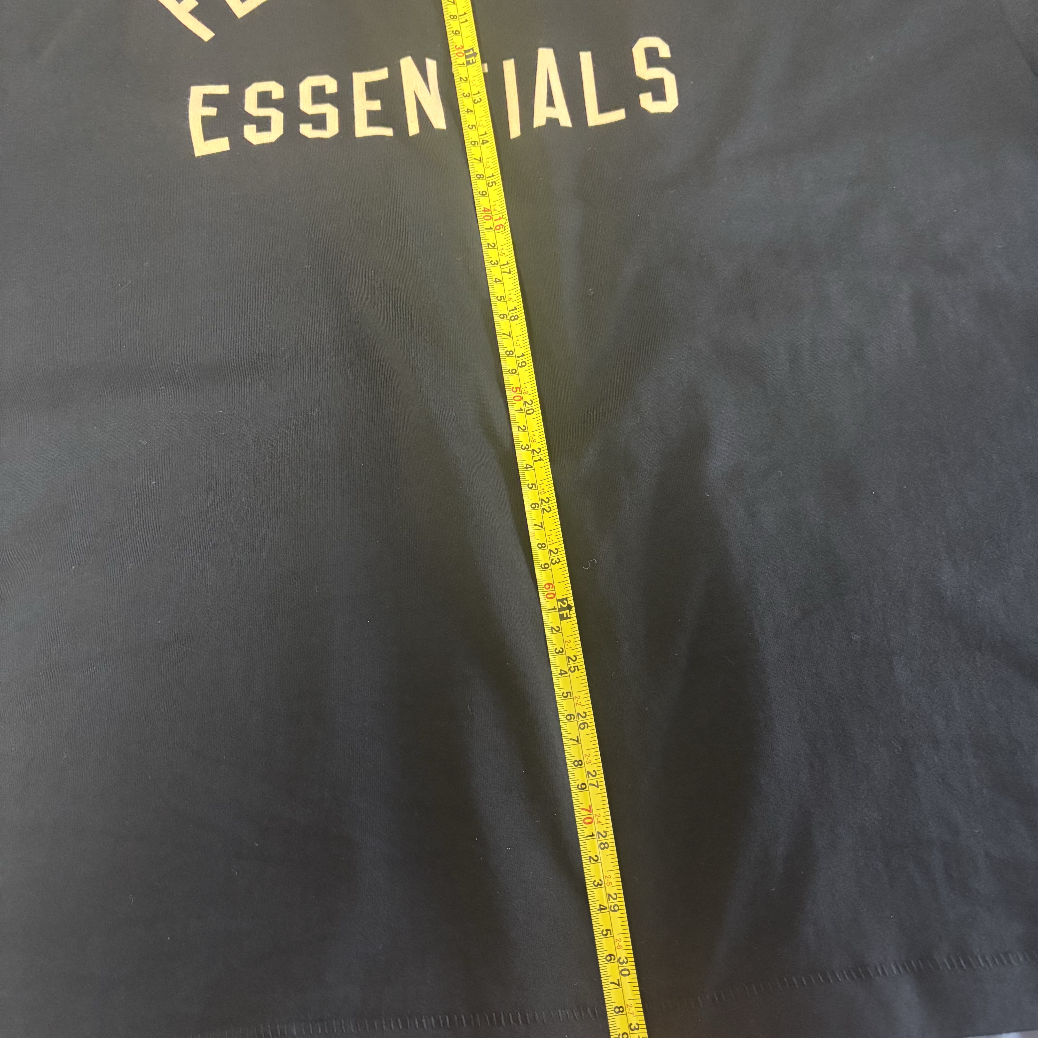 Essentials Jersey Crewneck Tee Black - 24FW 착용 스타일 - 2