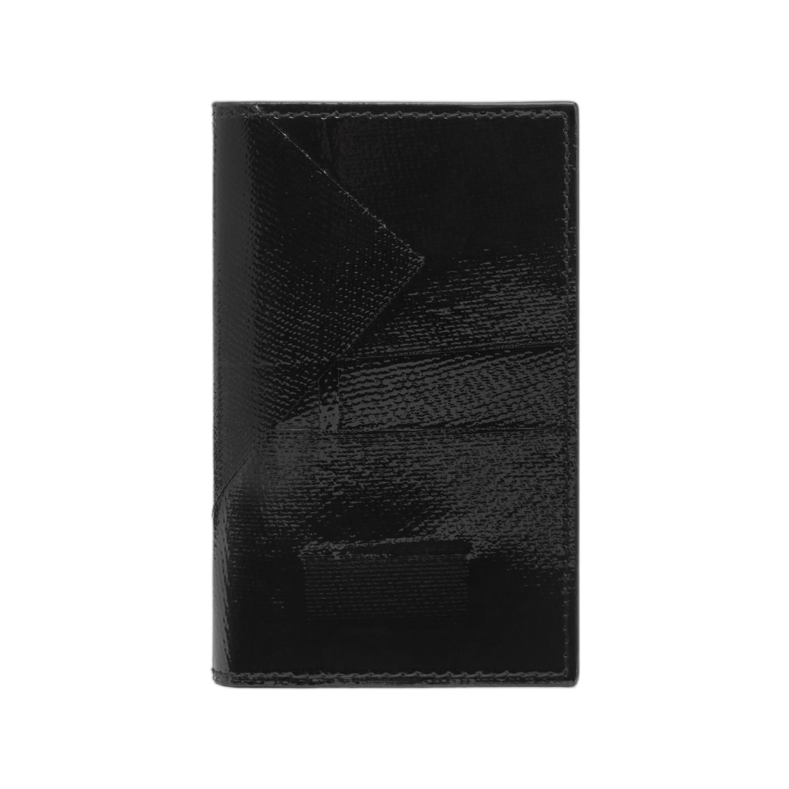 SA6UI0033P8596T8013 MM6 Maison Margiela Taped Bi-Fold Wallet Black