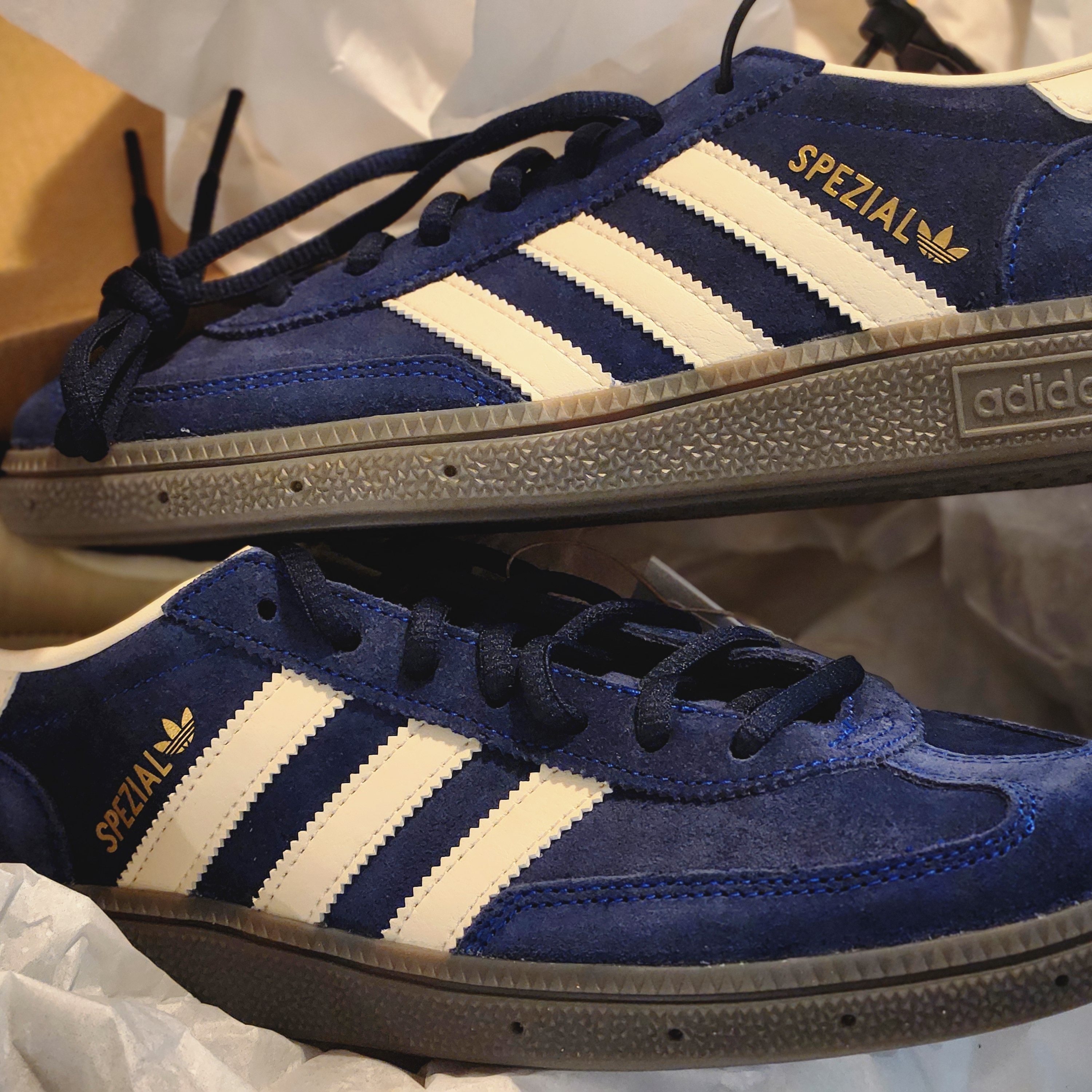Adidas Spezial Handball Night Indigo 착용 스타일 - 3