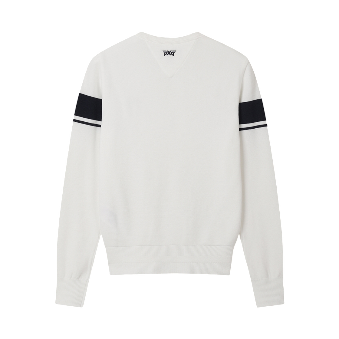 (W) 피엑스지 라인 포인트 스웨터 화이트((W) PXG Line Point Sweater White) - 2