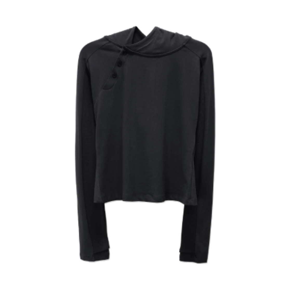 이그노타 코어:13 버튼 후디 우먼 블랙