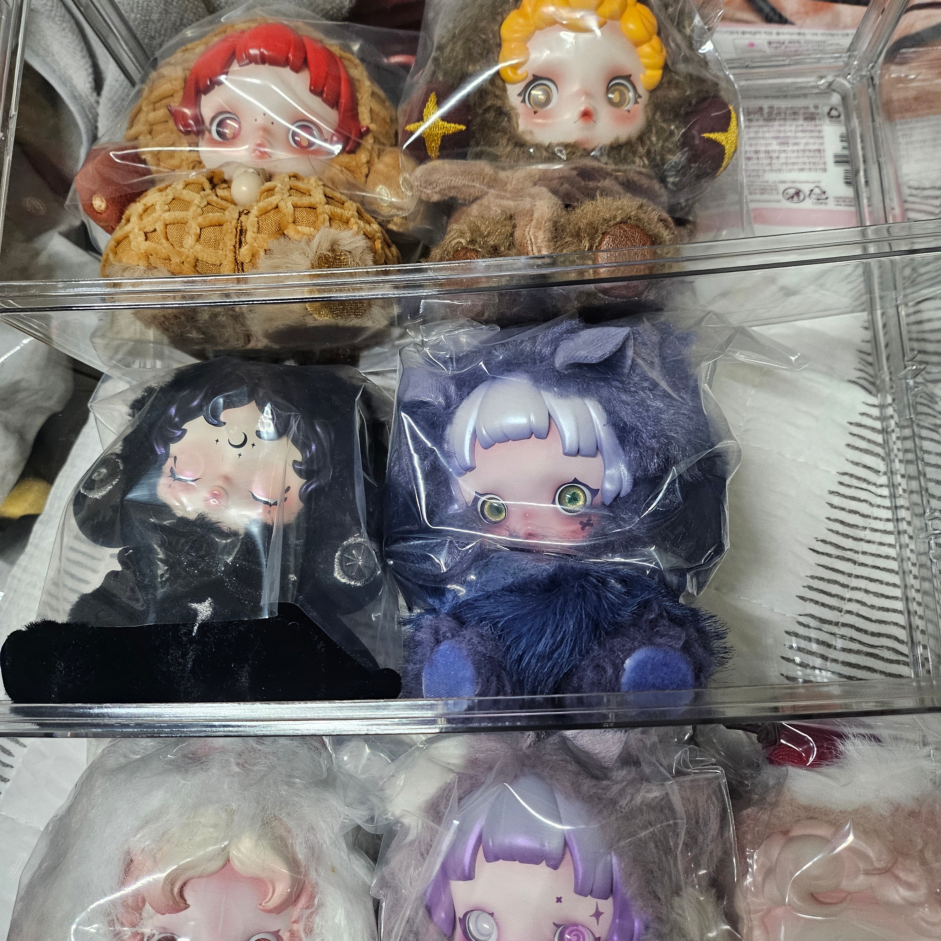 Pop Mart Skullpanda You Found Me ! Series Plush Doll Pendant Sealed Case (9 Blind Boxes) 착용 스타일 - 1