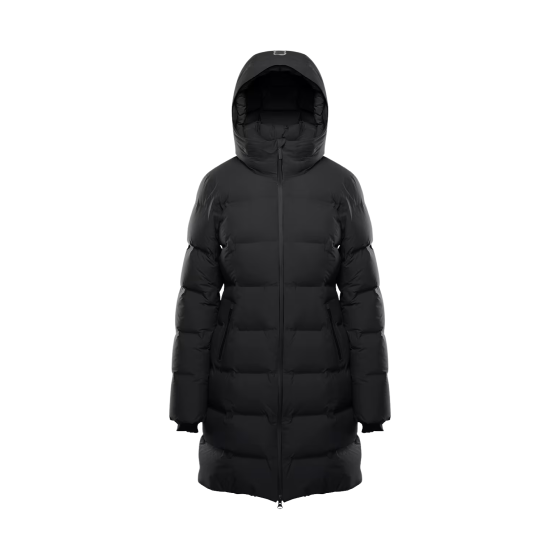 120326 (W) Aritzia The Supersnug Puff Mid Rainstop Japanese Waterproof Slim Fit Premium Down Puffer Jacket Black