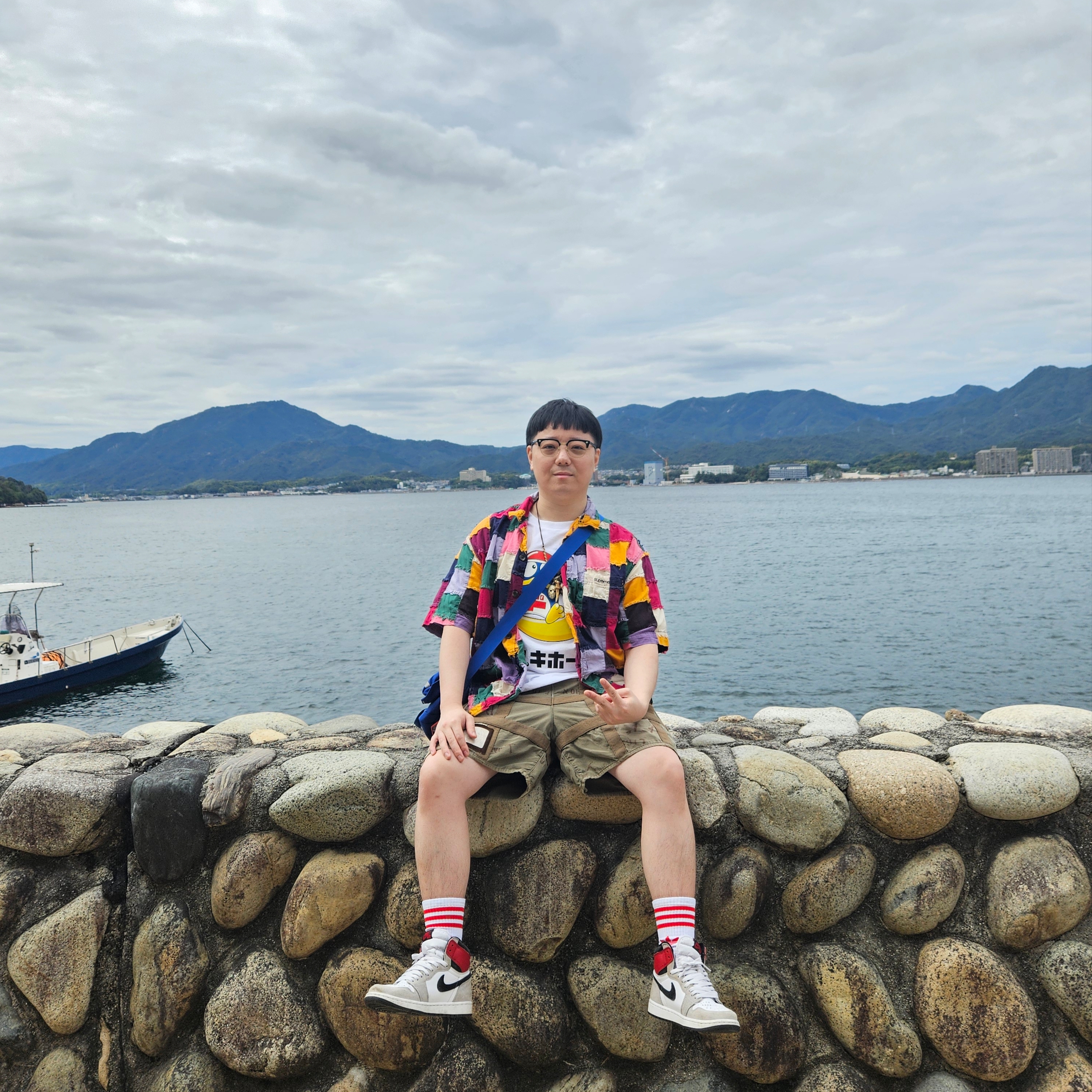Supreme Patchwork S/S Shirt Multicolor - 23SS 착용 스타일 - 1