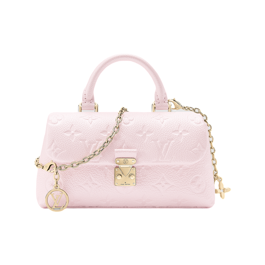 M27043 Louis Vuitton Nano Madeleine Snowy Pearl