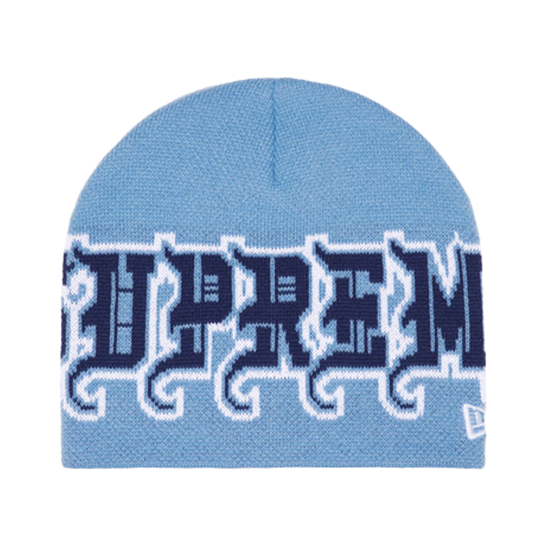- Supreme New Era Outline Beanie Light Blue - 25FW