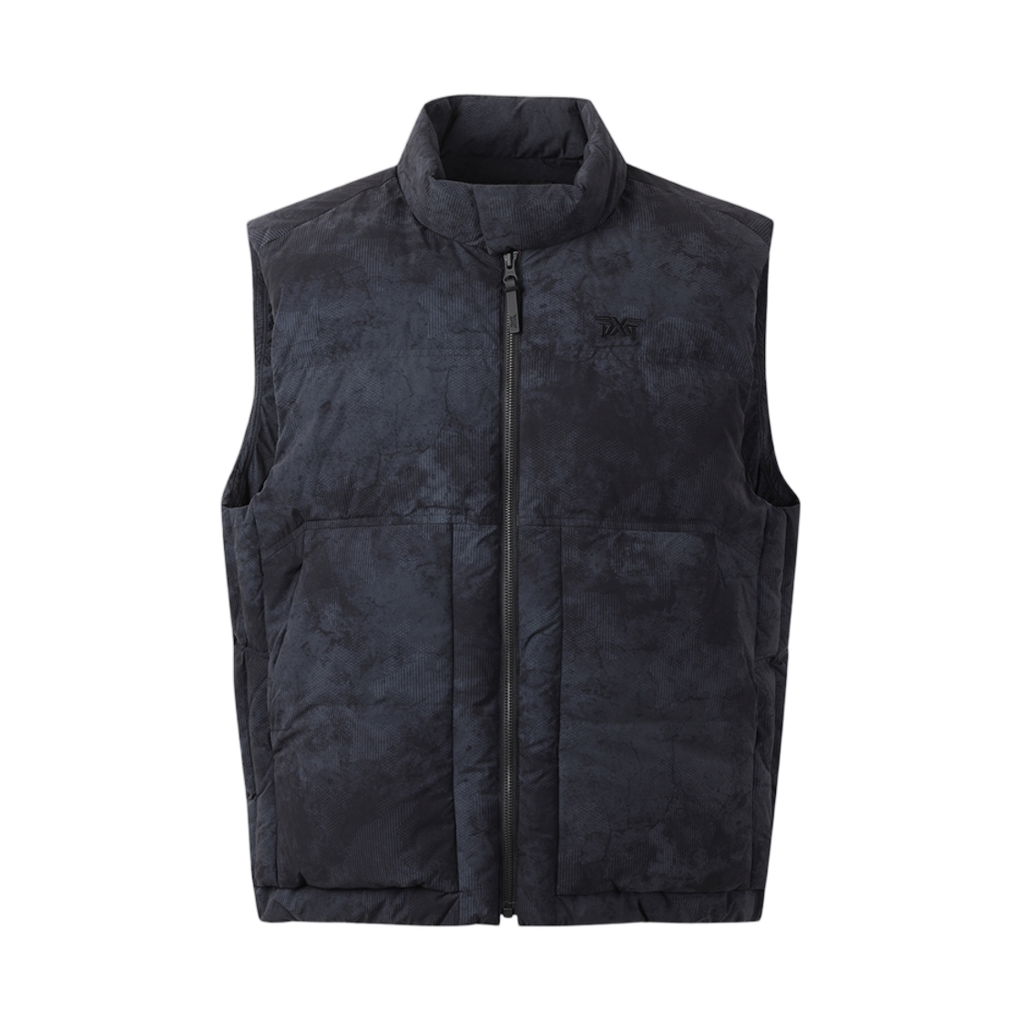 피엑스지 윈터 스윙 다운 베스트 블랙 패턴(PXG Winter Swing Down Vest Black Pattern)