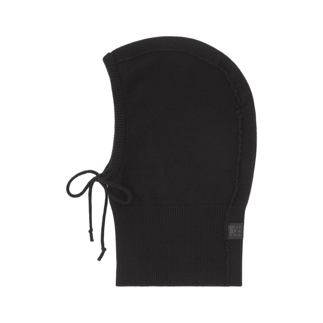 S62TB0005M13187900 MM6 Maison Margiela Knit Hood Black