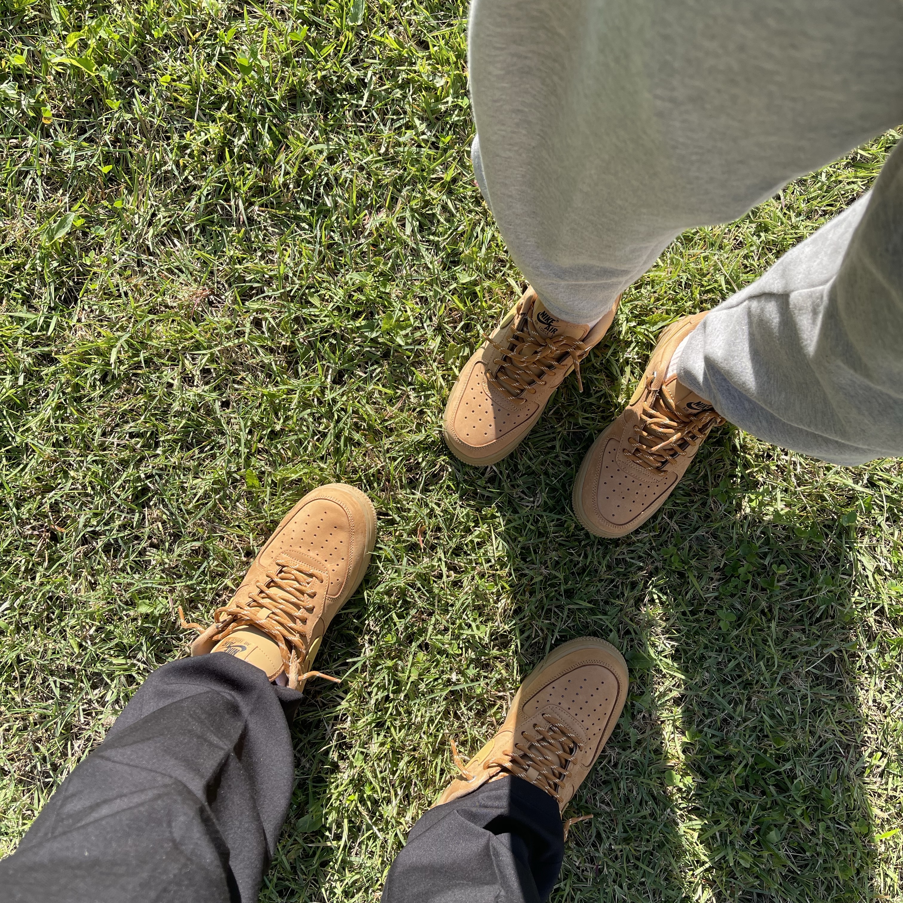 (W) Nike Air Force 1 '07 WB Flax Wheat 착용 스타일 - 2