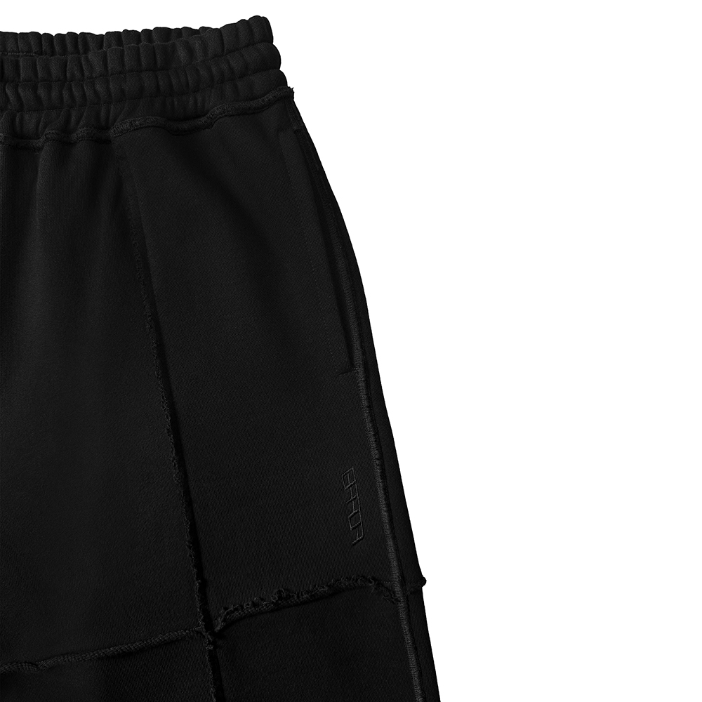 에러앤와이씨 피스드 와이드 스웻팬츠 블랙(ERROR NYC Pieced Wide Sweatpants Black) - 5