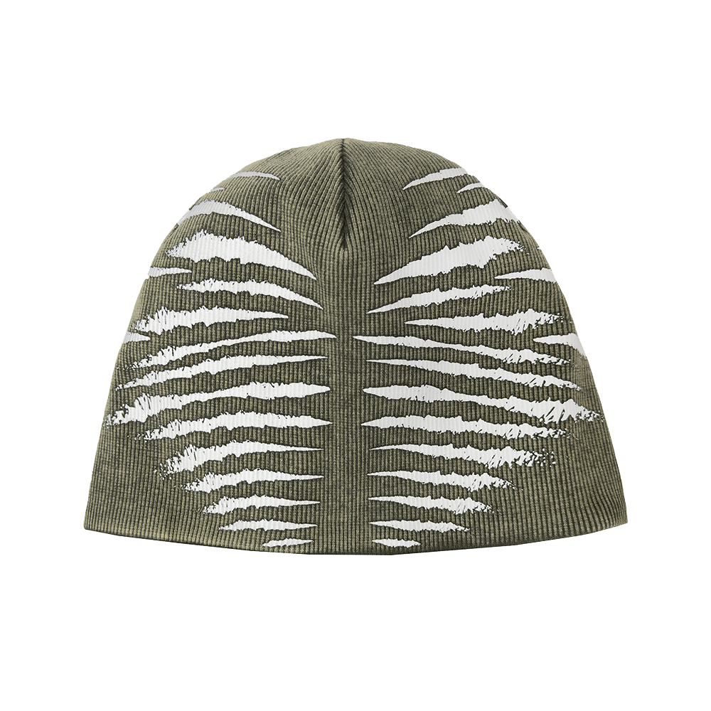 에러앤와이씨 리버서블 임프린트 립 비니 워시드 밀리터리 그린(ERRORNYC Reversible Imprint Ribbed Beanie Washed Military Green)