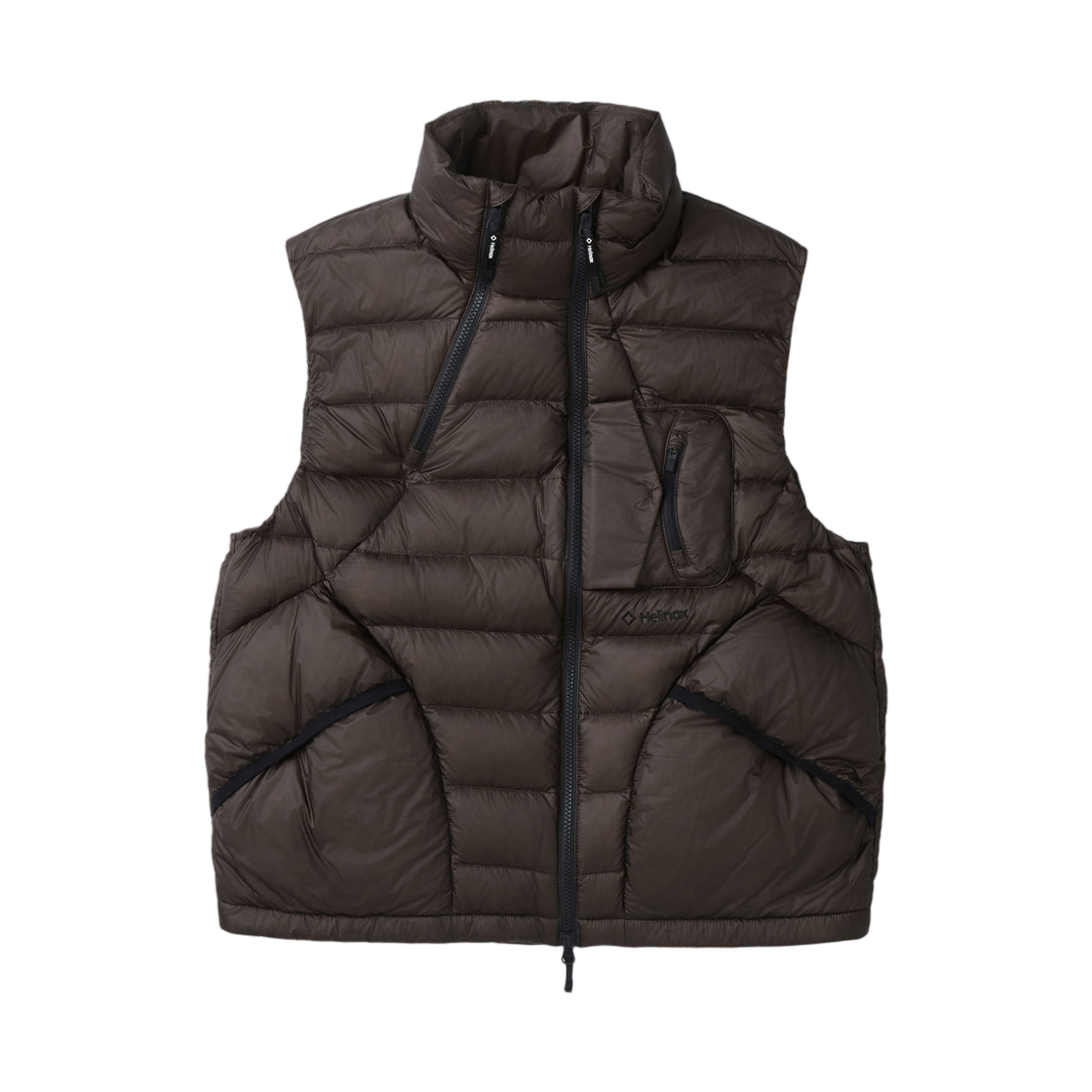 OXVDW25201 Helinox Wear Eclipse Pack Down Vest Dark Brown