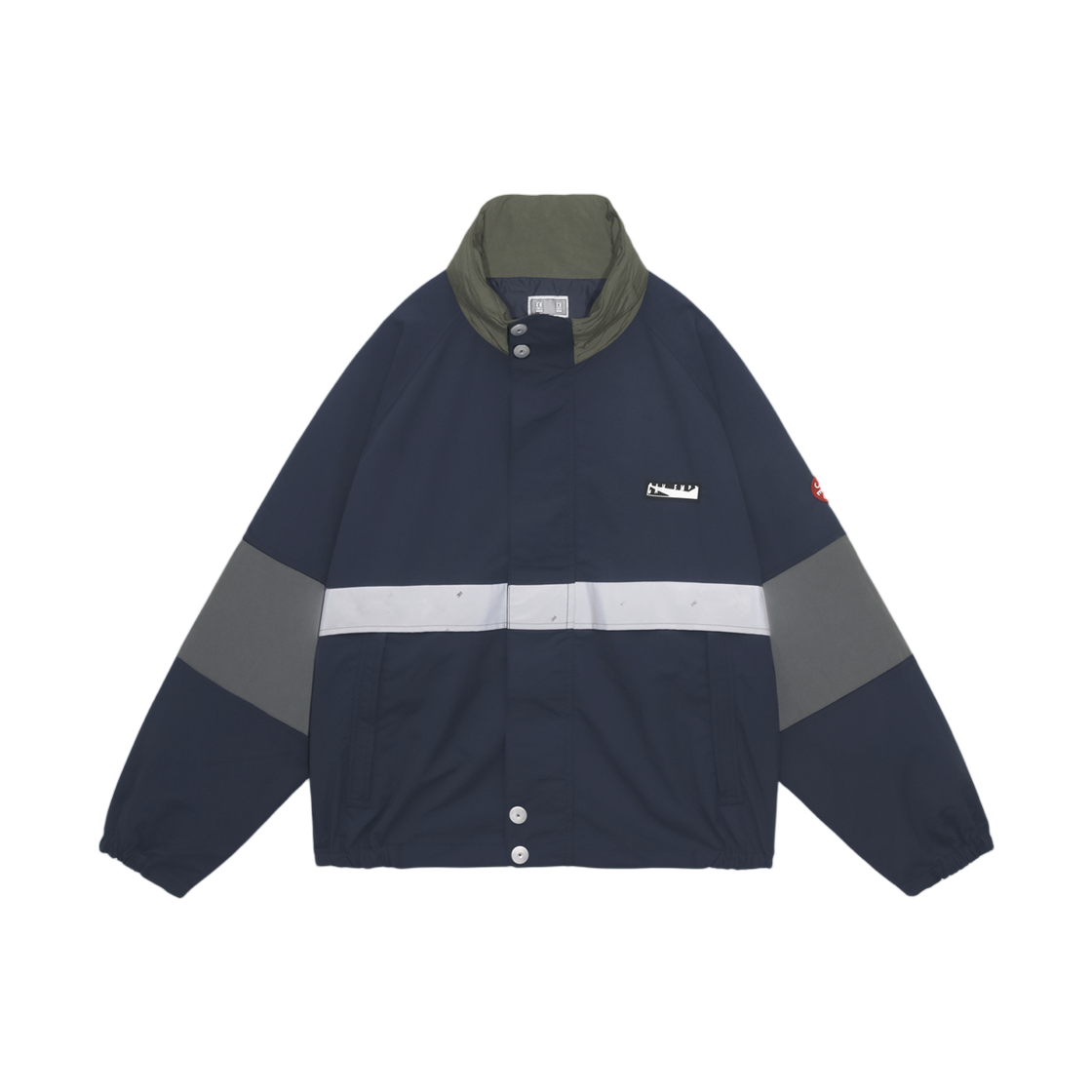 - Cav Empt Reflect Tape Sailing Jacket Navy - 25FW