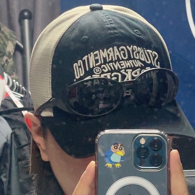 Oakley Eye Jacket Redux Matte Black Frame Prizm Grey Lenses High Bridge Fit, Stussy Low Profile Workgear Strapback Black 착용 스타일