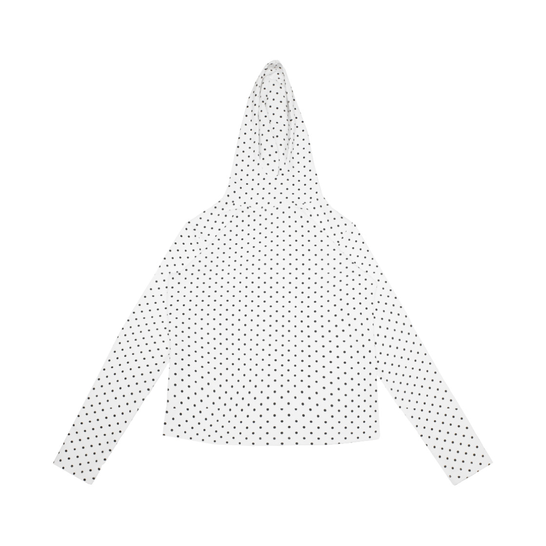 애프터누드 폴카 도트 후디 화이트(Afternude Polka Dot Hoodie White)