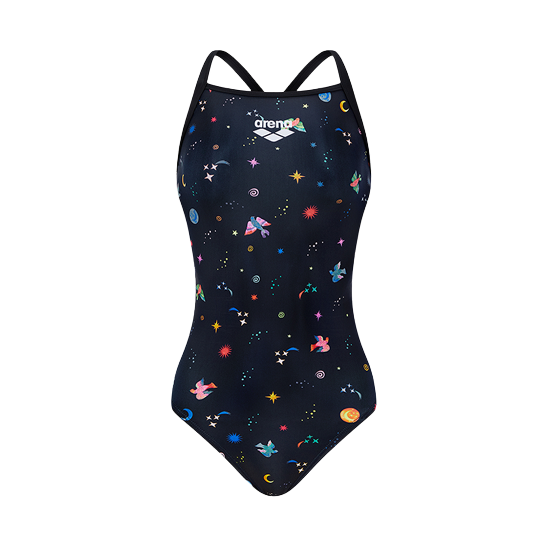 A5FL1LO02BLK ARENA Holy Fly One-Piece Single Cross Back Black