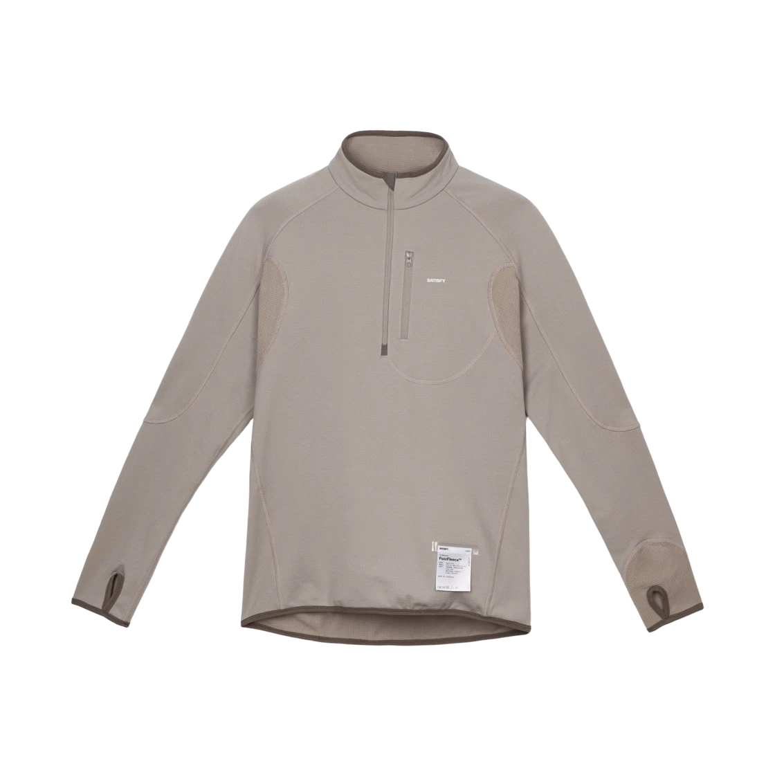 Satisfy Satisfy FuzzFleece Half Zip Rock Ridge · M