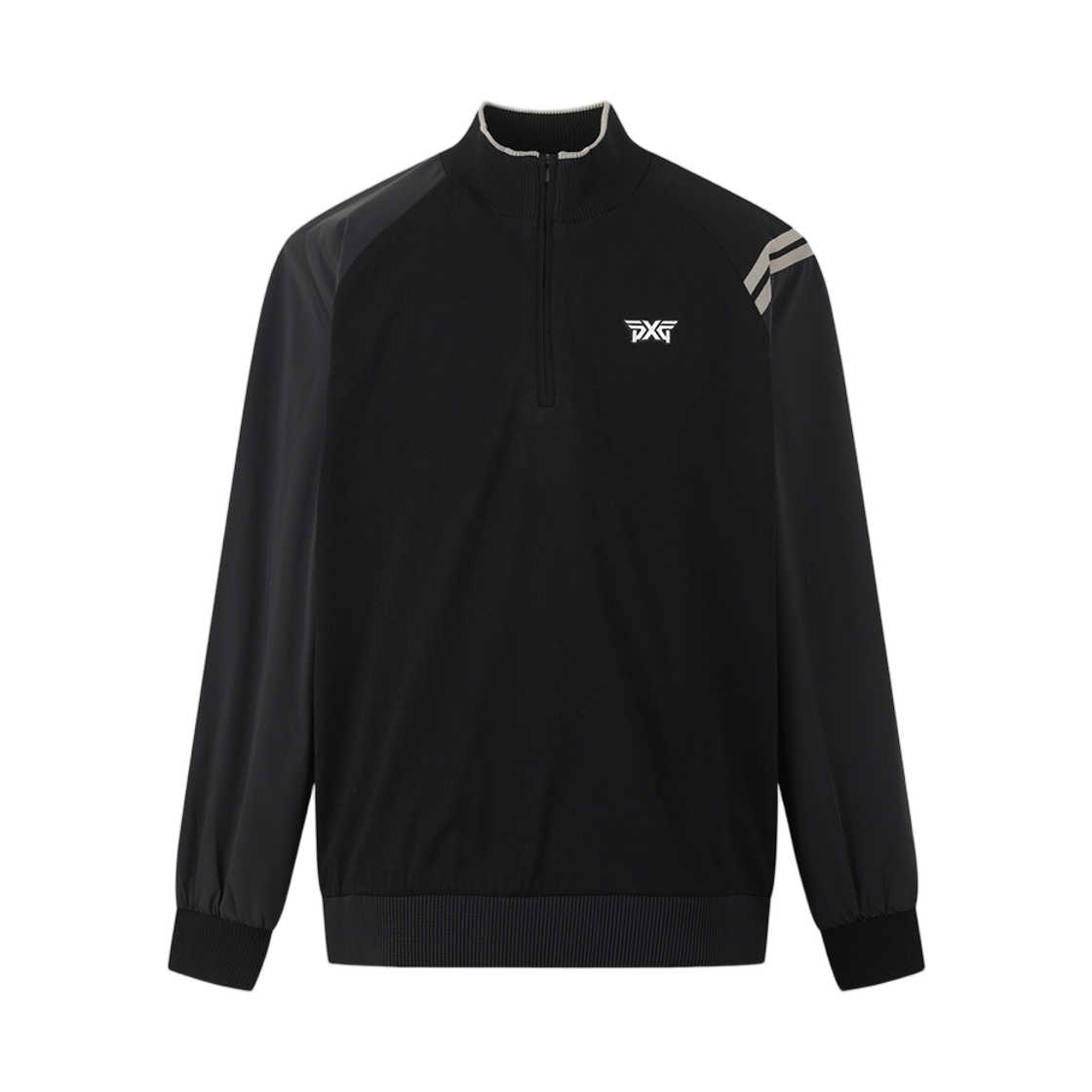 PJWPM411521 PXG Winter Line Point Half Zip Windproof Sweater Black