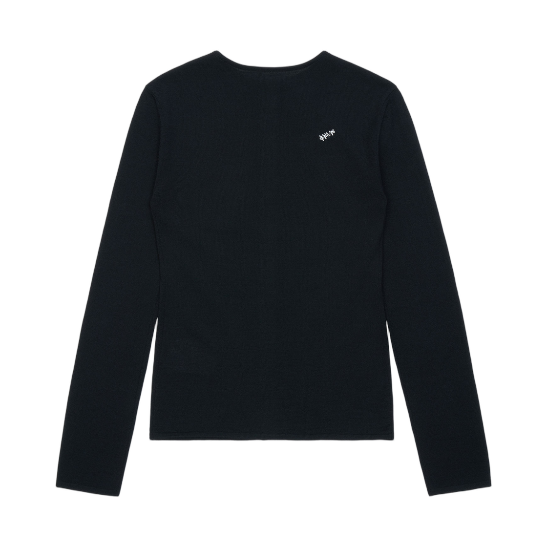 (W) 아더에러 시그니피컨트 BK 태그 가디건 03 느와르((W) Ader Error Sig; BK Tag Cardigan 03 Noir) - 2
