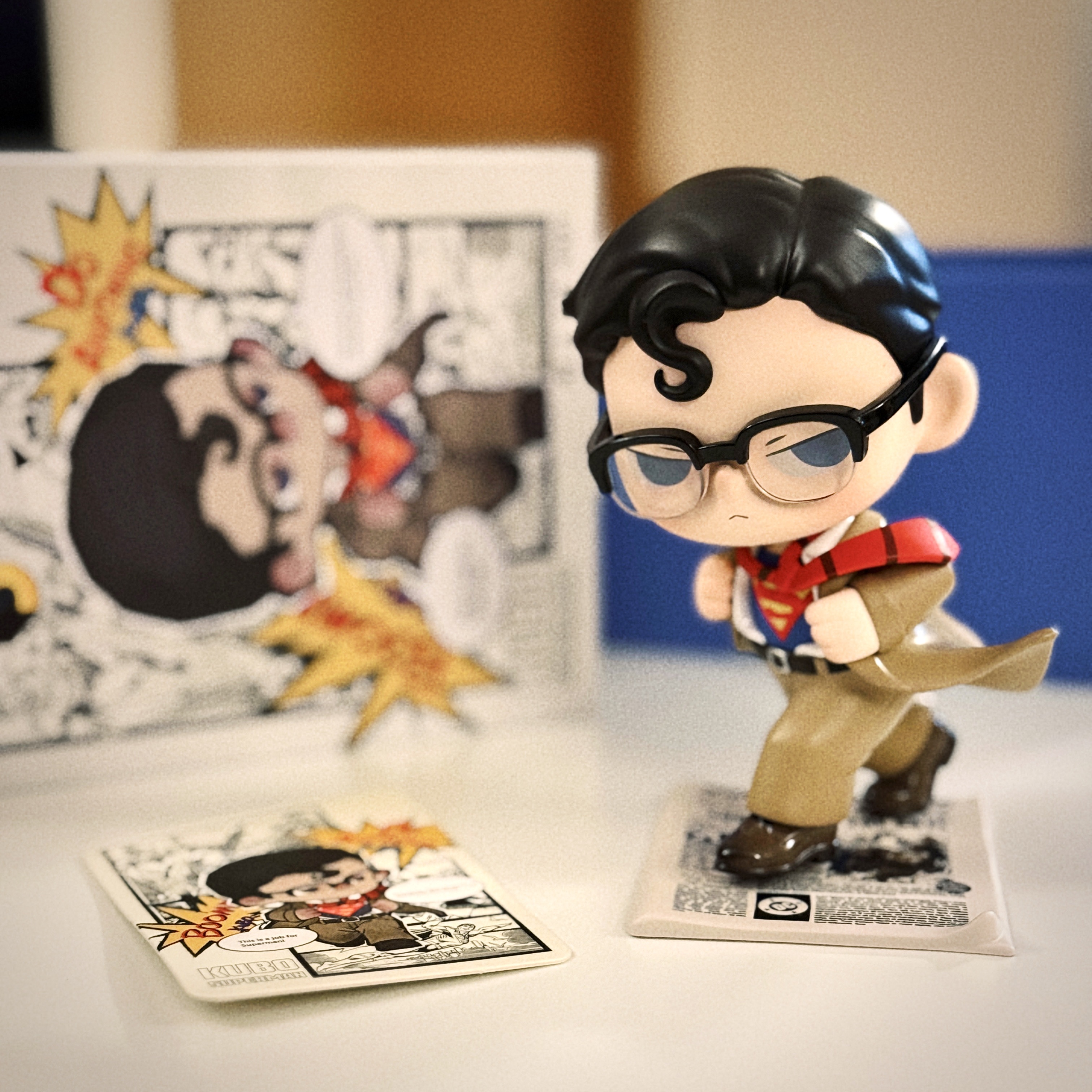 Pop Mart Superman Kubo Figurine 착용 스타일