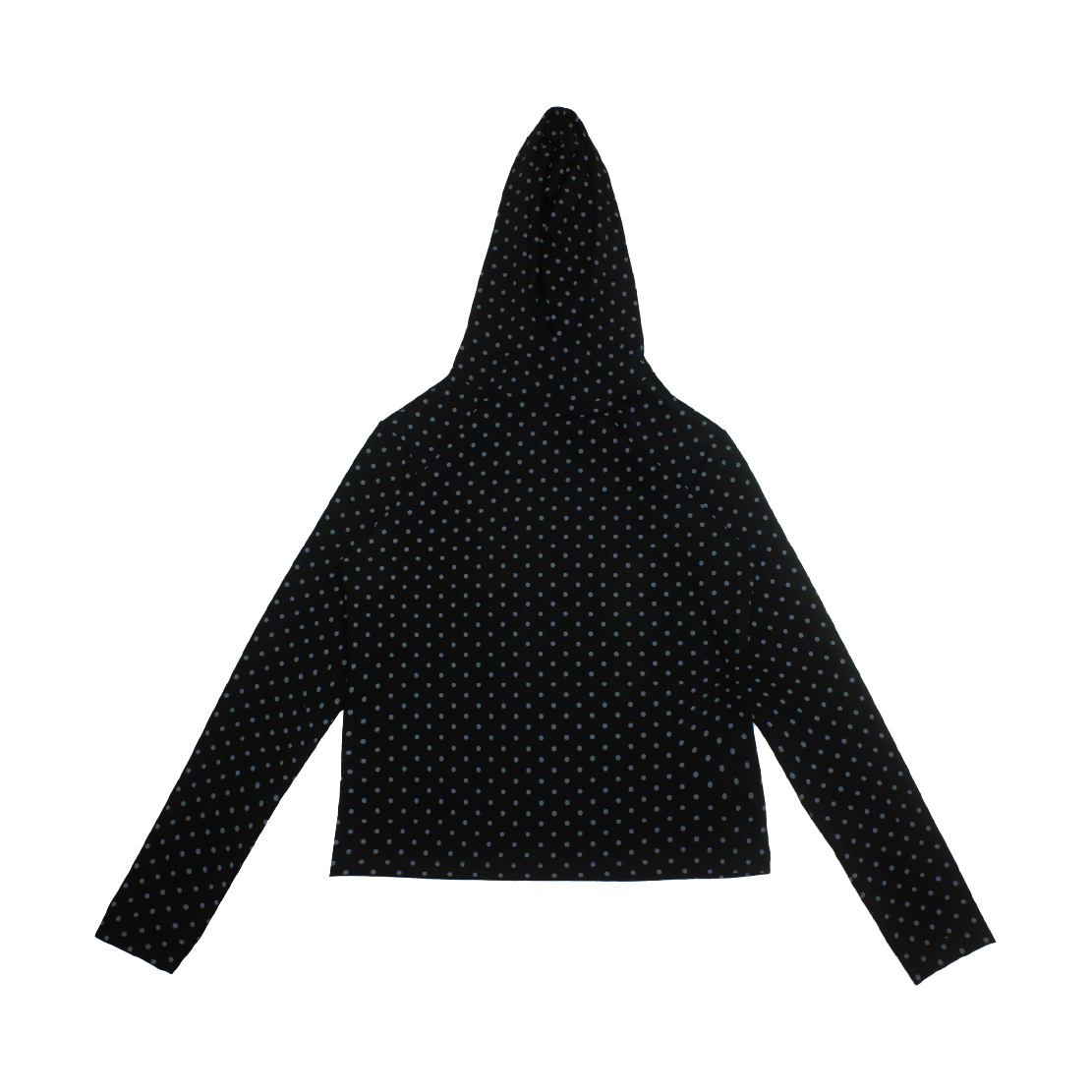 애프터누드 폴카 도트 후디 블랙(Afternude Polka Dot Hoodie Black)