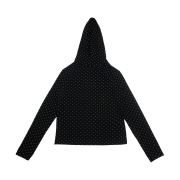 Afternude Polka Dot Hoodie Black