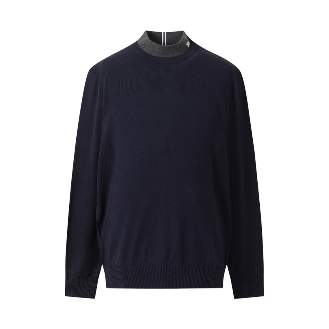 피엑스지 목 넥 스웨터 네이비(PXG Mock Neck Sweater Navy)